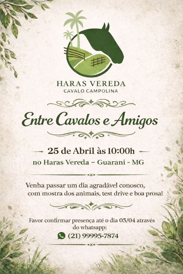 Entre Cavalos e Amigos – Haras Vereda