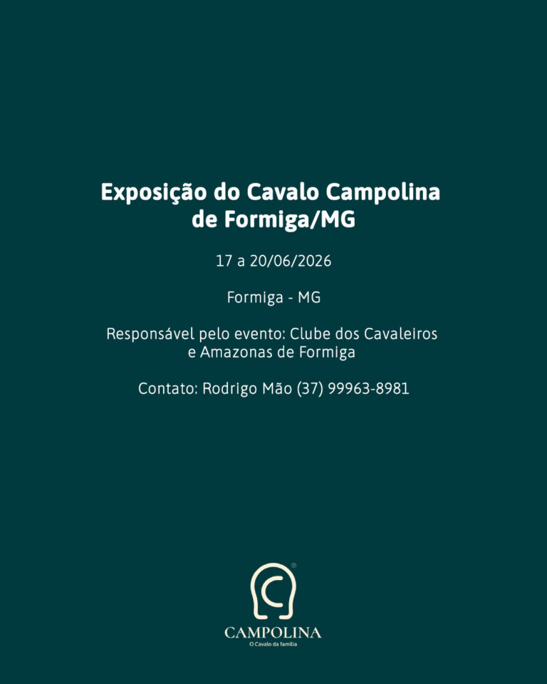Exposição do Cavalo Campolina de Formiga – MG