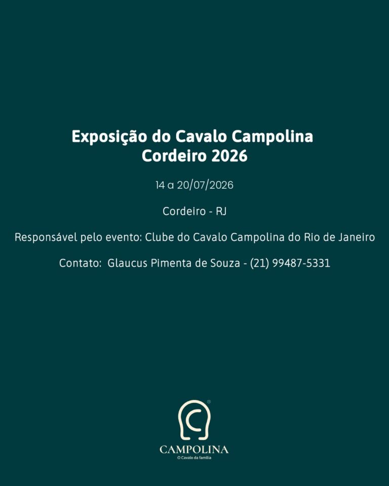 Exposição do Cavalo Campolina Cordeiro 2026