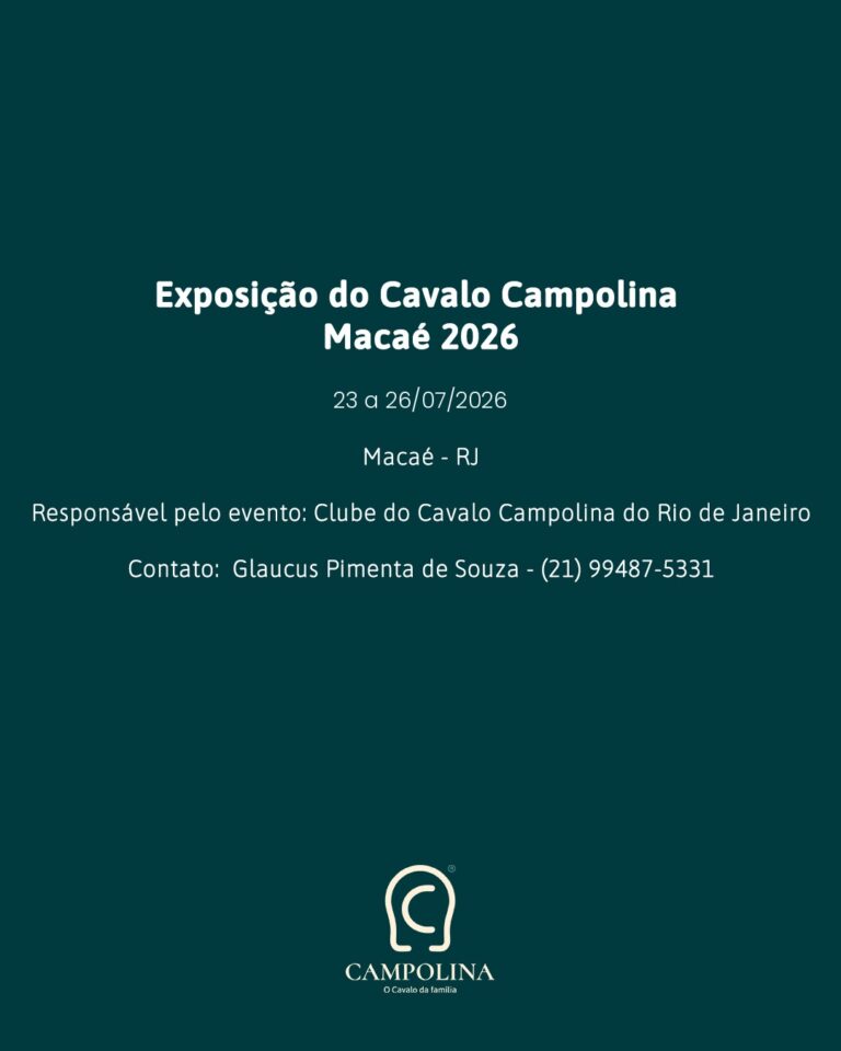 Exposição do Cavalo Campolina Macaé 2026