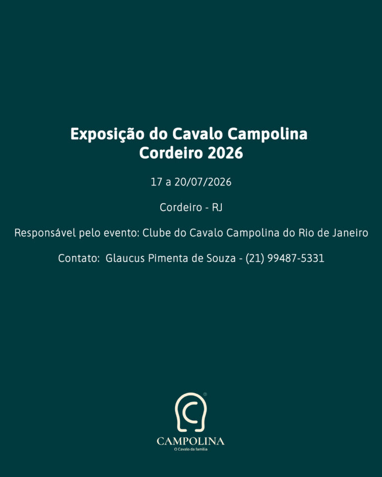 Exposição do Cavalo Campolina Cordeiro 2026