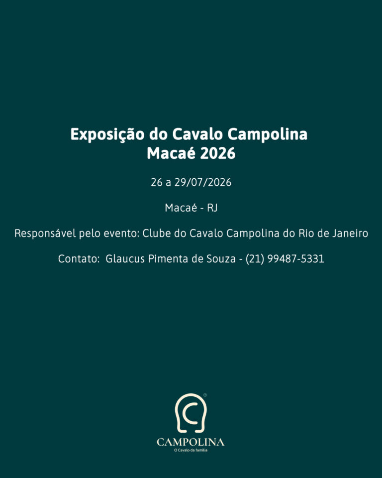 Exposição do Cavalo Campolina Macaé 2026
