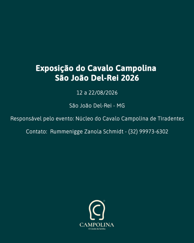 Exposição do Cavalo Campolina São João Del-Rei 2026