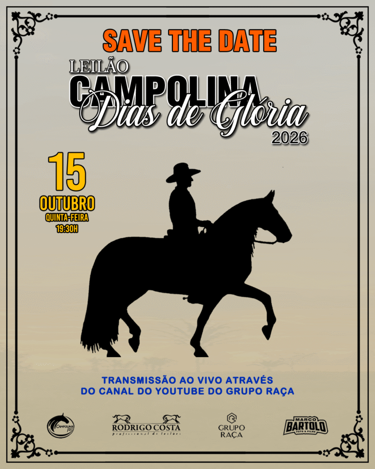 Leilão Campolina Dias de Glória 2026